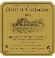 tiquette de Chteau Castagnac - Bordeaux suprieur 