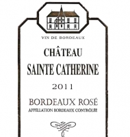 tiquette de Chteau Sainte Catherine - Ros 