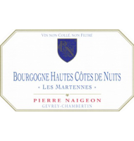 tiquette de Pierre Naigeon - Les Martennes