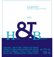 tiquette de Hecht et Bannier - Languedoc Blanc