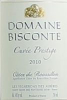 tiquette de Domaine Bisconte - Prestige 