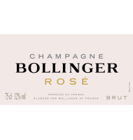 tiquette de Bollinger - Ros
