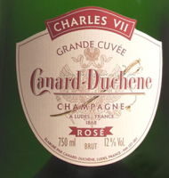 tiquette de Canard-Duchne - Cuve Charles VII ros