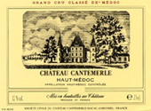 �tiquette de Ch�teau Cantemerle 