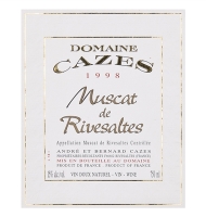 tiquette de Domaine Cazes - Muscat de Rivesaltes 