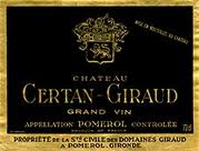 tiquette de Chteau Certan-Giraud 