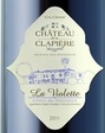 tiquette de Chteau de la Clapire - La Violette - Rouge 