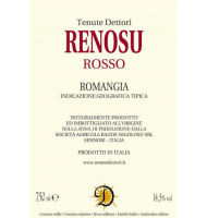 tiquette de Tenute Dettori - Renosu - Rosso 
