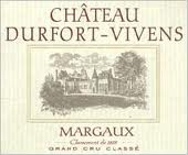 �tiquette de Ch�teau Durfort-Vivens 