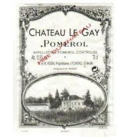 tiquette de Chteau le Gay 