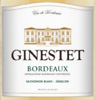 tiquette de Ginestet - Bordeaux - Blanc