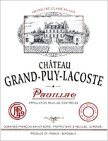 tiquette de Chteau Grand-Puy-Lacoste 