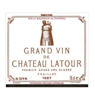 tiquette de Grand vin de Chteau Latour