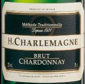 tiquette de J&L Charlemagne - Chardonnay Brut