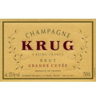 tiquette de Krug - Grande Cuve