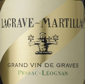 tiquette de Lagrave-Martillac - Blanc