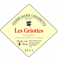 tiquette de Pierre-Marie Chermette - Les Griottes - Rouge