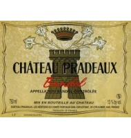 tiquette de Chteau Pradeaux - Rouge 