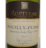 tiquette de Ropiteau - Pouilly Fuiss