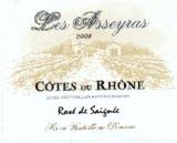 �tiquette de Domaine les Asseyras - Ros� de Saign�e 