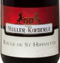 tiquette de Muller Koeberl - Rouge de St Hippolyte - Burgreben