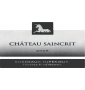 tiquette de Chteau Saincrit - Licorne argent 