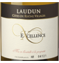 tiquette de Les Vignerons de Laudun Chusclan - Excellence - Blanc