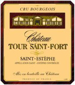 tiquette de Chteau Tour Saint Fort 