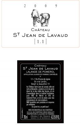 Étiquette de Château Saint Jean de Lavaud 