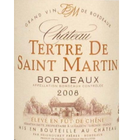 Étiquette de Château Tertre de Saint Martin - Merlot Cabernet 