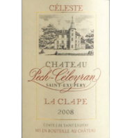 Étiquette de Château Pech-Céleyran - Céleste - Rouge 