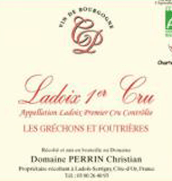 Étiquette de Domaine Perrin Christian - Les Grèchons 