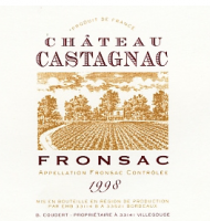 Étiquette de Château Castagnac - Fronsac 