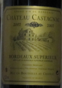 Étiquette de Château Castagnac - Prestige 