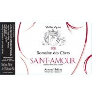 Étiquette de Domaine des Chers - Saint-Amour - Vieilles Vignes 