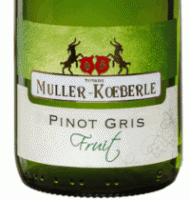 Étiquette de Muller Koeberlé - Pinot gris - Vieilles vignes