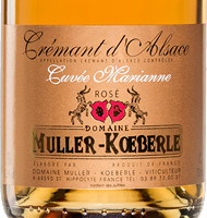 Étiquette de Muller Koeberlé - Cuvée Marianne