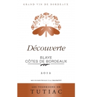 Étiquette de Les Vignerons de Tutiac - Découverte - Blanc
