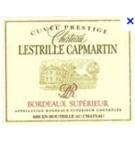 Étiquette de Château Lestrille Capmartin - Cuvée Prestige 