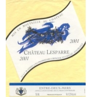 Étiquette de Château Lesparre - Entre-Deux-Mers 