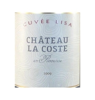 Étiquette de Château la Coste - Cuvée Lisa - Rosé 