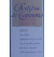 Étiquette de Château de Cassana 