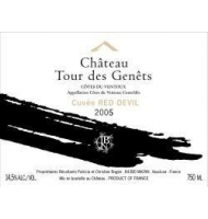 Étiquette de Château Tour des Genêts - Cuvée Red Devil 