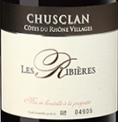 Étiquette de Les Vignerons de Laudun Chusclan - Les Ribières