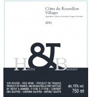 Étiquette de Hecht Et Bannier - Côtes du Roussillon