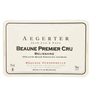Étiquette de Aegerter - Bélissand