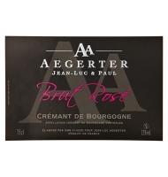 Étiquette de Aegerter - Brut Rosé
