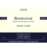 tiquette de Domaine Anne Gros - Bourgogne - Rouge 