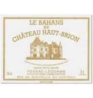 Étiquette de Château Bahans Haut-Brion 