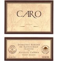 tiquette de Domaine Barons de Rothschild & Catena - Caro 